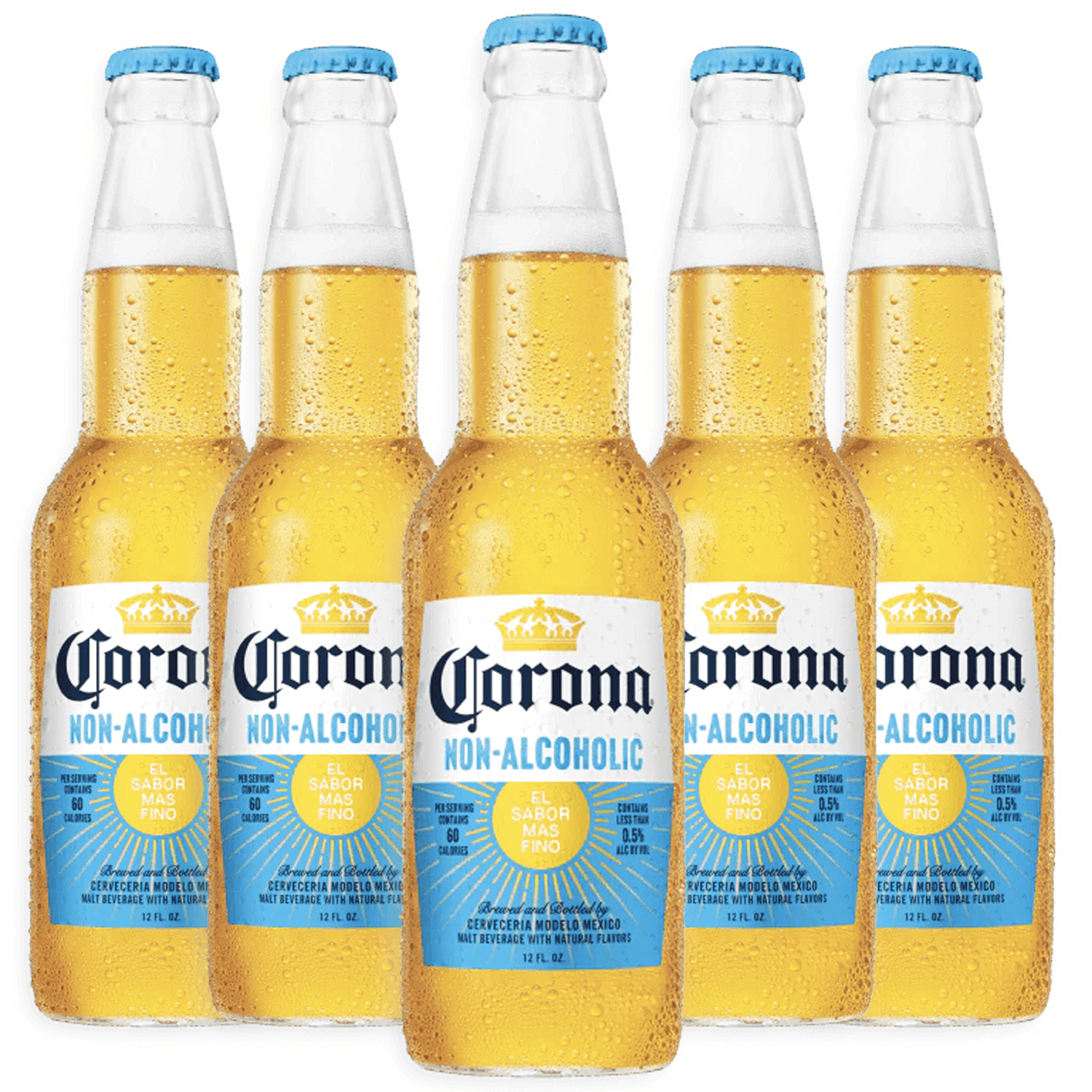Corona Non-Alcoholic Malt Beverage, Mexican Import Brew, 6 Pack