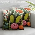 thumbnail image 3 of HENGT  Cactus Decorative Throw Pillow Covers Tropical Plantsquare Pillow Cases Summer Decorations Outdoor Sofa Couch Home Bed Decor Cushion, 3 of 5
