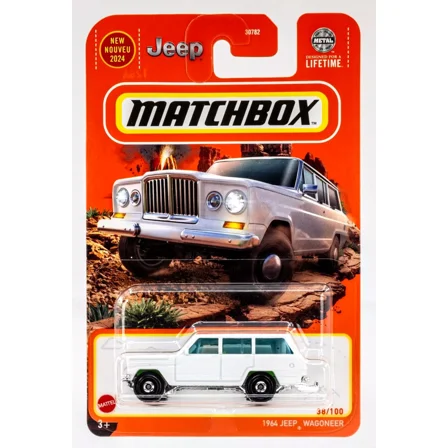 Matchbox  1964 Jeep Wagoneer BRIGHT WHITE  2024 #38