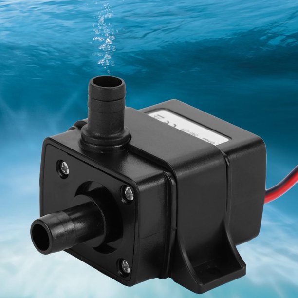 LAFGUR 12V DC UltraQuiet Brushless Motor Submersible Water Pump for Garden Aquarium