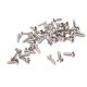 thumbnail image 3 of 100 piezas de tornillos de de hierro, protectores de selección, tornillo de montaje de licencia de rasguño, plata, 3 of 8