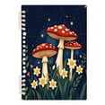 thumbnail image 5 of joogoo A5 Spiral Journal Notebook Mushroom Floral Night College Ruled Notebooks 8.3" x 5.7" 2 PCs, 5 of 8