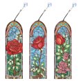 thumbnail image 5 of 3pcs Diamond Art Painting Kit Bookmark Rose, 5 of 7