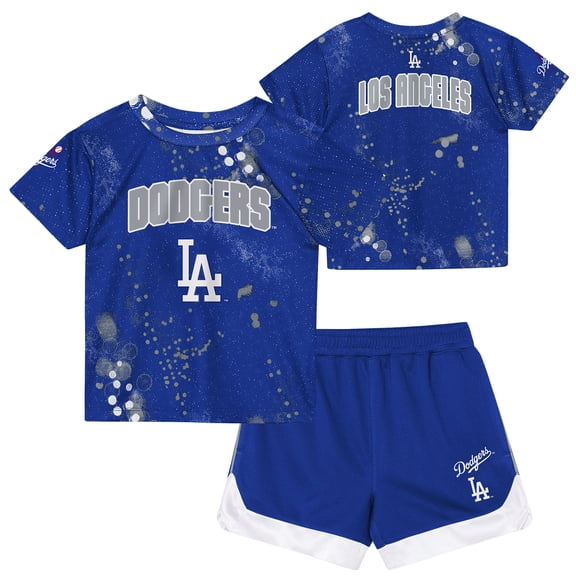 Preschool Outerstuff Royal Los Angeles Dodgers Pinch Hitter Infielder T-Shirt & Shorts Set