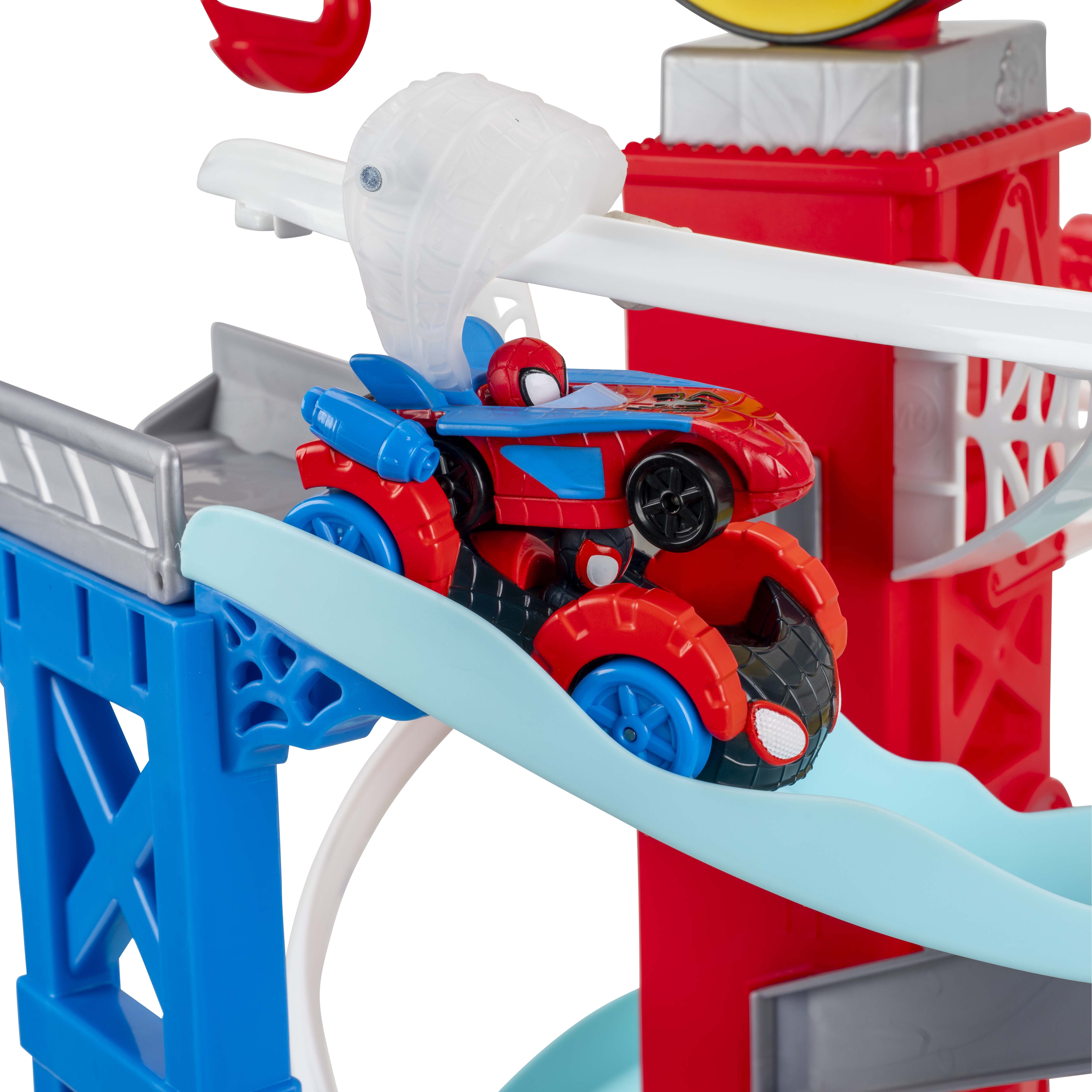 Spidey and His Amazing Friends Construction Zone Chaos Track Set Toddler Toy
