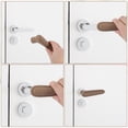 thumbnail image 4 of Uxcell 2 Pcs Fundas para Pomo de Puerta, Protector de Pomo de Puerta de Silicona, Funda Suave Anticolisión para Puertas de Habitaciones, Baños y Oficinas, Beige, 4 of 7