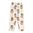 thumbnail image 5 of Disketp Tigers Go In For Sports Print Women'S Comfy Pajama Pants Casual Drawstring Palazzo Lounge Wide Leg Pants, 5 of 9