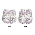 thumbnail image 4 of Disketp Summer with Flamingo Print Women's Shorts Workout Shorts for Athletic Gym Running Shorts with Phone Pockets Large, 4 of 8