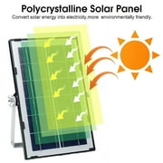 MDHAND 100W Solar Street Light, Super Bright LED with PIR Motion Sensor, Remote Control, Waterproof