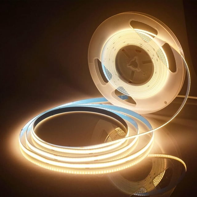 Flexible led strip warm white 3000k high density dimmable 5v 8w/m 640leds for bedroom kitchen diy