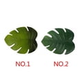 thumbnail image 4 of Matsuzay Hoja de mantel Elenxs con forma de hoja verde, alfombrilla aislante de EVA, alfombrilla de palma Tropical de simulación, alfombrilla de cocina Type6 NO6 Matsuzay JJ22715-01, 4 of 6
