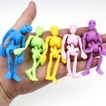 thumbnail image 4 of MesaSe 10Pcs Soft Mini Skeleton Model Anti-stress Decorative Toy Halloween Party Favors, 4 of 5