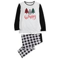 thumbnail image 4 of Family Matching Christmas Pajama Sets Christmastree Top Pants 2PCS Christmas PJs Bodysuits, 4 of 8