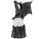 thumbnail image 4 of Estatua de dragón de Halloween, escultura de animales de resina de escritorio con bola iluminada, 4 of 5