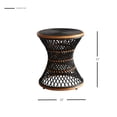thumbnail image 5 of Kirby Rattan Round Stool Black, 5 of 5