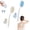A+B, variant on Silicone Back Scrubber with Built-in Soap Reservoir, Detachable Curved Long Handle Brush, Shower Back Scrubber with Non-Slip Grip, Deep Cleansing, for Bathrooms, Gyms, and Travel (A)