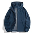 thumbnail image 4 of XINPING Men's Mesh UPF 50+ Sun Protection Hooded Jacket, Summer Breathable Comfortable Lightweight Windbreaker, Casual Coat for Hiking Outdoor Wear, 4 of 4