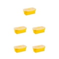 thumbnail image 2 of VONKY Convenient And Stylish Solution For Quick Lunch Break Compact Making Lightweight Sealed Preservation Box yellow 1200ml 5Set, 2 of 6