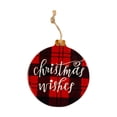 thumbnail image 2 of Agiferg 1PC Christmas Ornament Paperboard Christmas Tree Pendant Crafts With Rope, 2 of 5