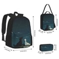 thumbnail image 2 of Balery Farm Dog Duck Moonlight Mochila Escolar 3 en 1 para Niños - Mochila Resistente con Lonchera Térmica y Estuche - Mochila Escolar para Niños y Niñas, 2 of 7