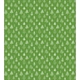 thumbnail image 3 of Ambesonne Green Xmas Duvet Cover Set, Snowy Pine Trees Drawing, King, White, 3 of 3