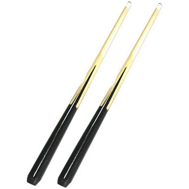 Baohd 2Pcs Billiard Cue 48cm Length Household Smooth Table Rod Professional Polished Snooker Billiards Sticks Teenagers