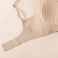 thumbnail image 4 of Bosfbaoi Women's Seamless Wireless Thin Strap Bra, Scoop Neck Support Bralette, Comfy Everyday Wear for Women, Sizes L-XXL, 4 of 8