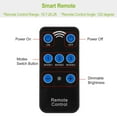 thumbnail image 6 of TeqHome Solar Wall Light Outdoor 60LEDs PIR Motion Sensor Remote Control Wireless Lamps IP65 Waterproof Lighting for Garage Front Door Garden Pathway, 6 of 8