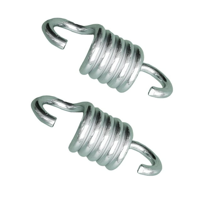 2x Ganchos de Suspensión de material acero Resistente Resortes Hamaca Silla Columpio Silla Suspensión 400 Kg shamjiam Resortes de ganchos de suspensión de acero