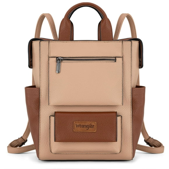 Mochila Montana West Wrangler de piel vegana para mujer, 28 x 15 x 30 cm
