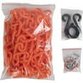 thumbnail image 3 of US Weight All-Weather Loading Dock Kit with Magnetic Wall Rings -10 ft of Orange Chain and S-Hooks, 3 of 7