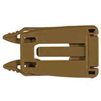 West Coast Paracord MOLLE Strap Carabiner Clip - Tactical Outdoor Colors - 2 Inch X 1 Inch Clips Attaches to Bag and Clothing Straps