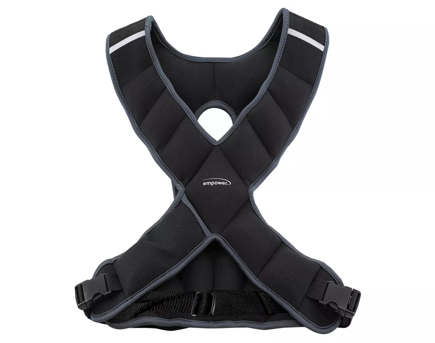Empower Fitness Weight Vest, Eight Pound Weighted Reflective Fitness or