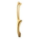 thumbnail image 2 of Pinzas de cocina de acero inoxidable, pinzas para pan, pinzas para alimentos, resistentes al calor, de metal, para servir. Oro 29cmx2cm, 2 of 9