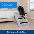thumbnail image 3 of Pet Stairs PetSafe CozyUp - Escaleras plegables para perros (90 kg), color gris, 3 of 6