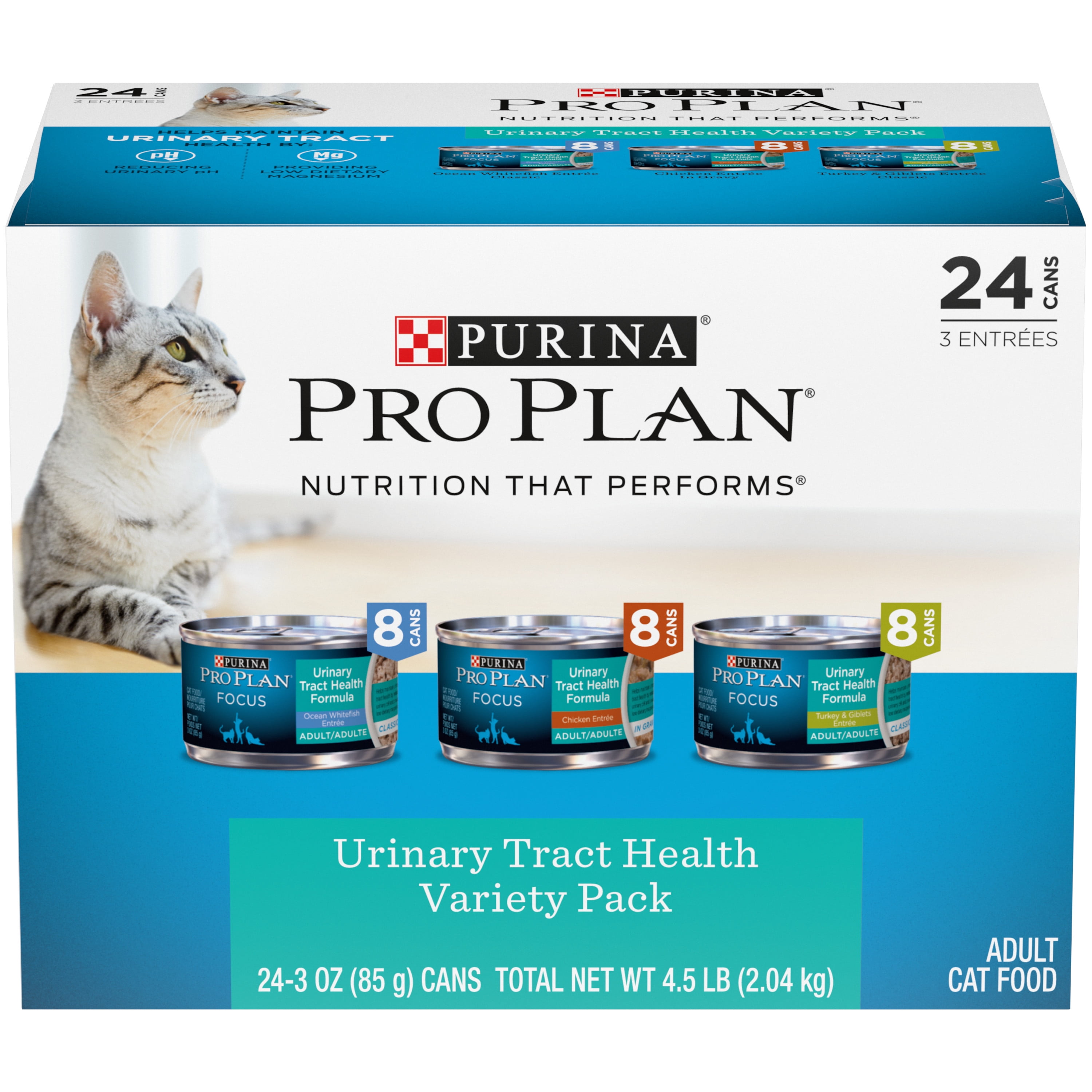 (24 Pack) Purina Pro Plan Urinary Tract Health Wet Cat Food Variety