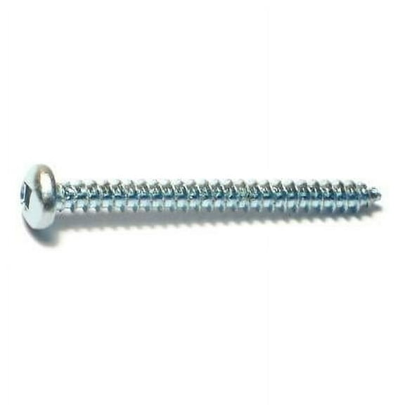 #6 x 1-1/2" Zinc Square Drive Pan Head Sheet Metal Screws SMSPS-187 (30 pcs.)