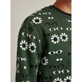thumbnail image 3 of Bonobos Fielder Men's and Big Men's Fleece Graphic Crewneck Sweatshirt, Up to Size 3XL, 3 of 8