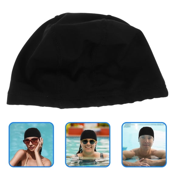 CTIRCHIU 3-Pack Quick Dry Swim Caps for Adults, High Elasticity Hats, Unisex Water Sports Accessories