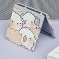 thumbnail image 4 of Cartoon Animal Mini Folding Makeup Mirror PU Leather Double-Sided Girls Cosmetic Mirror Portable Square High-Definition Mirror, 4 of 6
