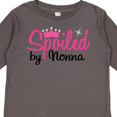 thumbnail image 4 of Inktastic Spoiled by Nonna Girls Long Sleeve Toddler T-Shirt, 4 of 5