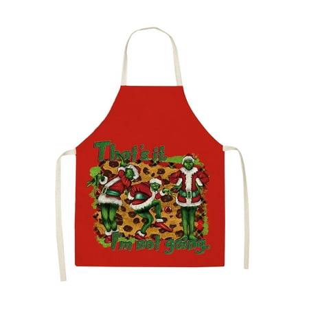 

Don t Miss !Christmas Apron Cotton And Linen Merry Xmas Apron Christmas Aprons For Christmas Party Aldult Christmas Gift（Buy 2 Ship 3)
