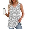 thumbnail image 2 of Womens Summer Tops Dressy Casual Cotton Tank Top Women Loose Fit Packs Boho Tunic Tops For Women 2X Cute T Shirts For Women Graphic, 2 of 6