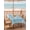 SkyBlue, variant on Outdoor Tablecloth with Umbrella Hole and Zipper, Grey Spring Floral Square Table Cloth 60x60 Inch Waterproof Tablecloth, Farmhouse Flowers Elegant Pastoral Picnic Table Cover for Patio Camping