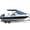 Blue, variant on SavvyCraft T-Top Boat Bow Sun Shade Extension, 600D Marine Grade Polyester UV Protection Canopy
