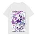 thumbnail image 1 of Men's Anime Huntr/X Printed T-shirt Short Sleeve Cartoon Graphic Tee for POP SINGER and Movie Fans 3XL, 1 of 3