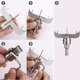 thumbnail image 3 of Cuchillo de pulsera en forma de anillo para carpintería (diámetro interior 68, diámetro exterior 86, 20 hojas gruesas), hoja + 1 mango + 1 broca, 3 of 8