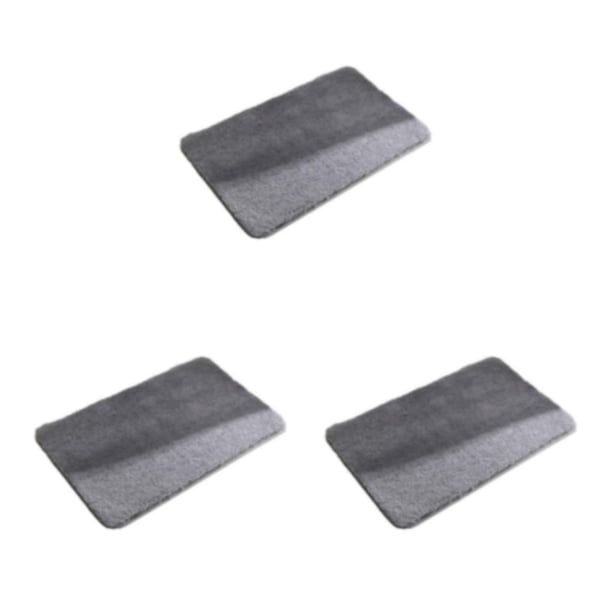 Alfombra de baño Bewildely antideslizante gris 40*60 CM