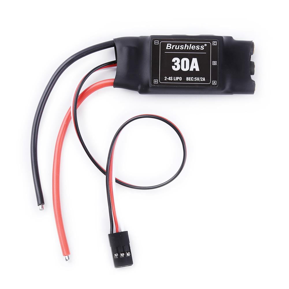 Brushless ESC Speed Controller 30A/40A 2-4S Lipo Battery for RC Helicopters 