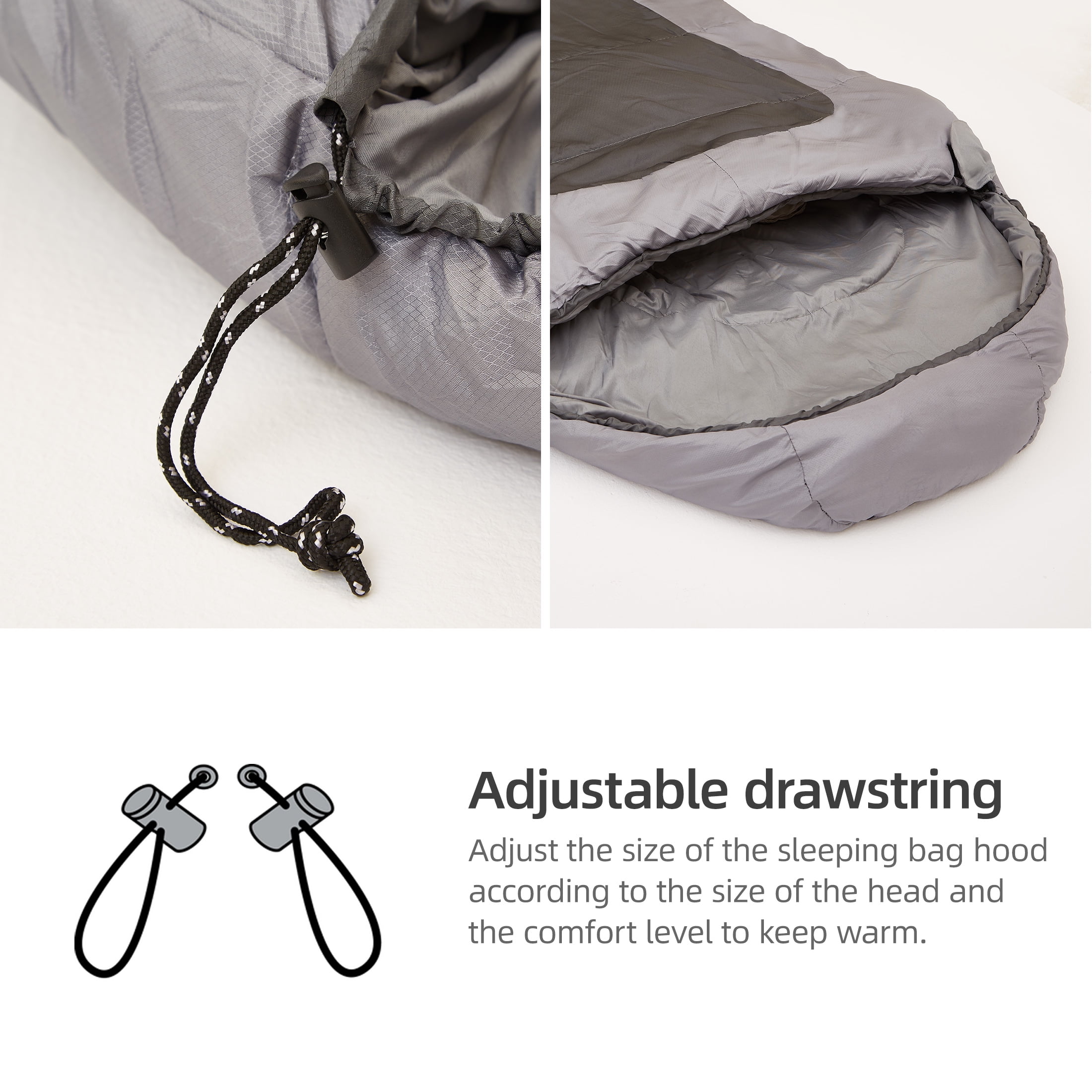 Invoker Mummy Sleeping Bag | 23 ℉ Extreme 3-4 Season Sleeping Bag for Adults Kids Cold Warm Weather for Camping Hiking Backpacking
